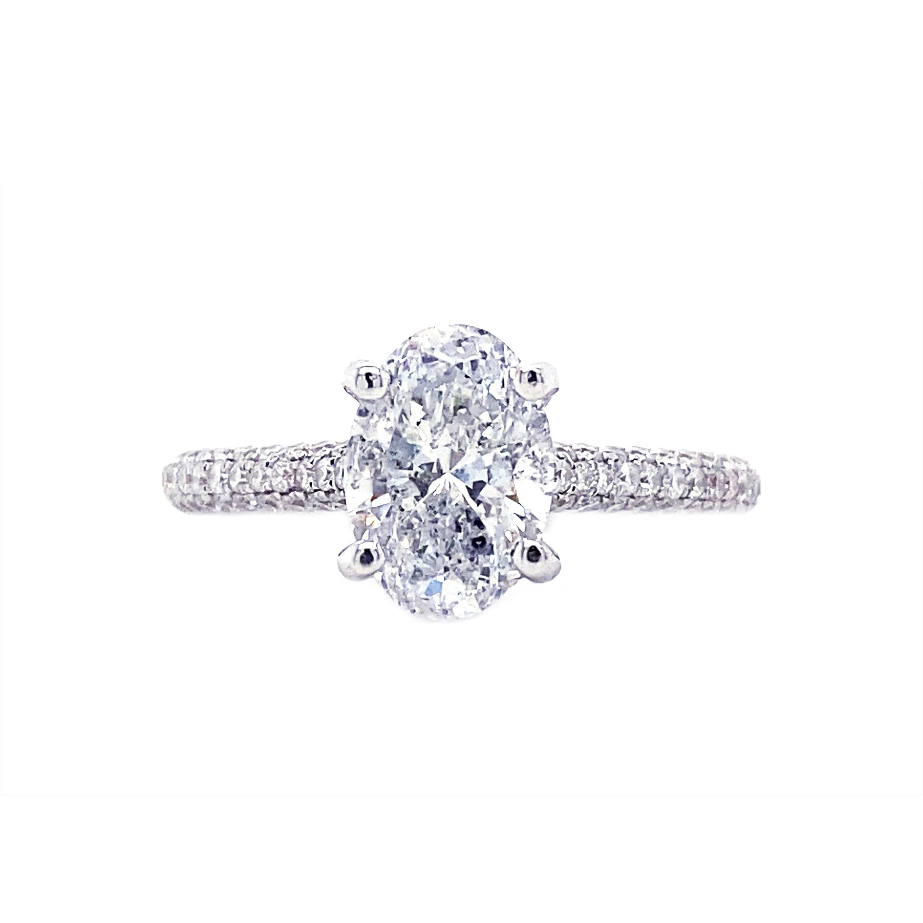 1.5 carat Oval Engagement Ring
